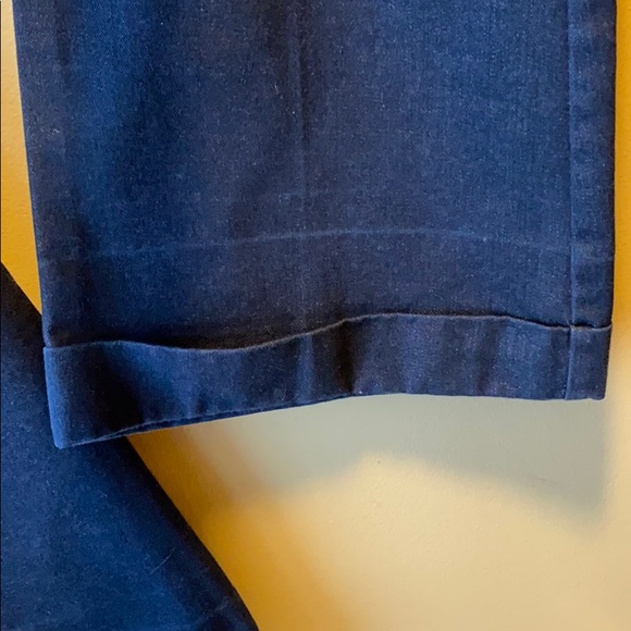 ✨NEW✨GAP TROUSER FLARE DARK BLUE JEANS EARLY 2000s - Picture 4 of 13